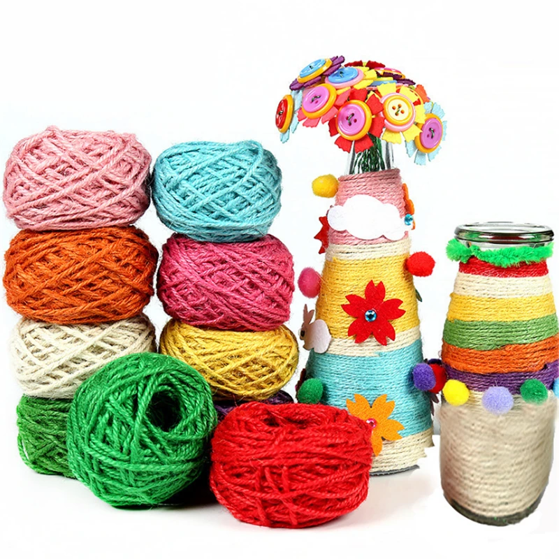 30Meters Hemp Cords Twine Rope DIY Decoration Wrap Gifts Embellishment Thread Multi-color choices Stunning
30Meters Hemp Cords Twine Rope DIY Decoration Wrap Gifts Embellishment Thread Multi-color choices Stunning