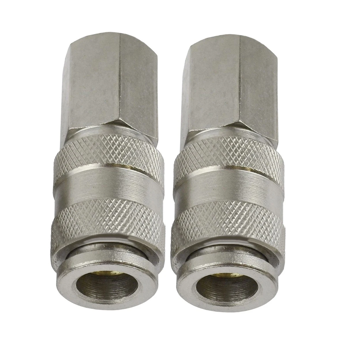 2pcs Euro Female Quick Release Fittings Compressor Connectors Set with 1/4" BSP Female Thread
2pcs Euro Female Quick Release Fittings Compressor Connectors Set with 1/4" BSP Female Thread