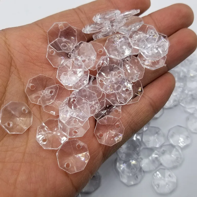 1400pcs Acrylic Crystal Clear Plastic Beads Lamp Chain Garland Prism Octagon for Wedding Home DIY Craft Jewelry Party Decoration
1400pcs Acrylic Crystal Clear Plastic Beads Lamp Chain Garland Prism Octagon for Wedding Home DIY Craft Jewelry Party Decoration