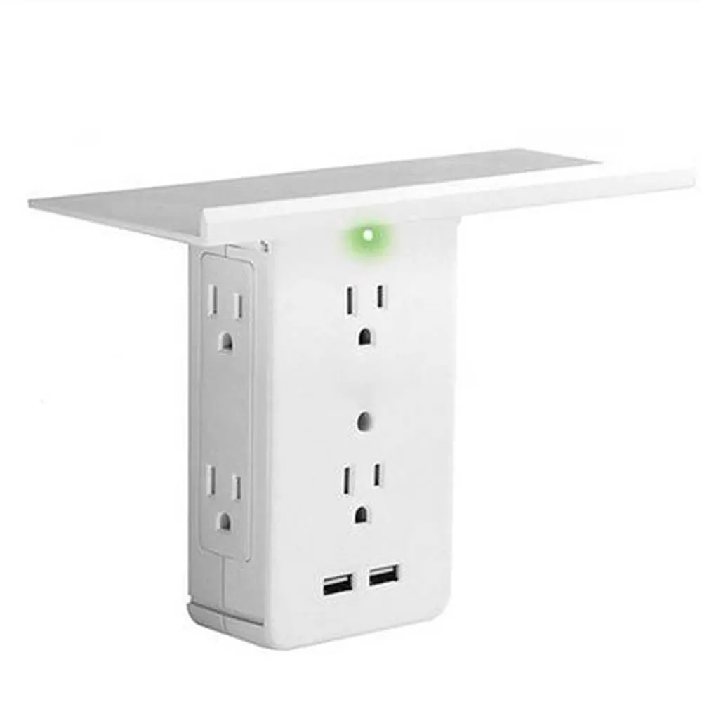 1Pcs Multi-function White Socket Tray Wall Plug US Wall Plug Bracket Wall Plug Strip 6 Plug Jack 2 Usb Jack Household Products
1Pcs Multi-function White Socket Tray Wall Plug US Wall Plug Bracket Wall Plug Strip 6 Plug Jack 2 Usb Jack Household Products