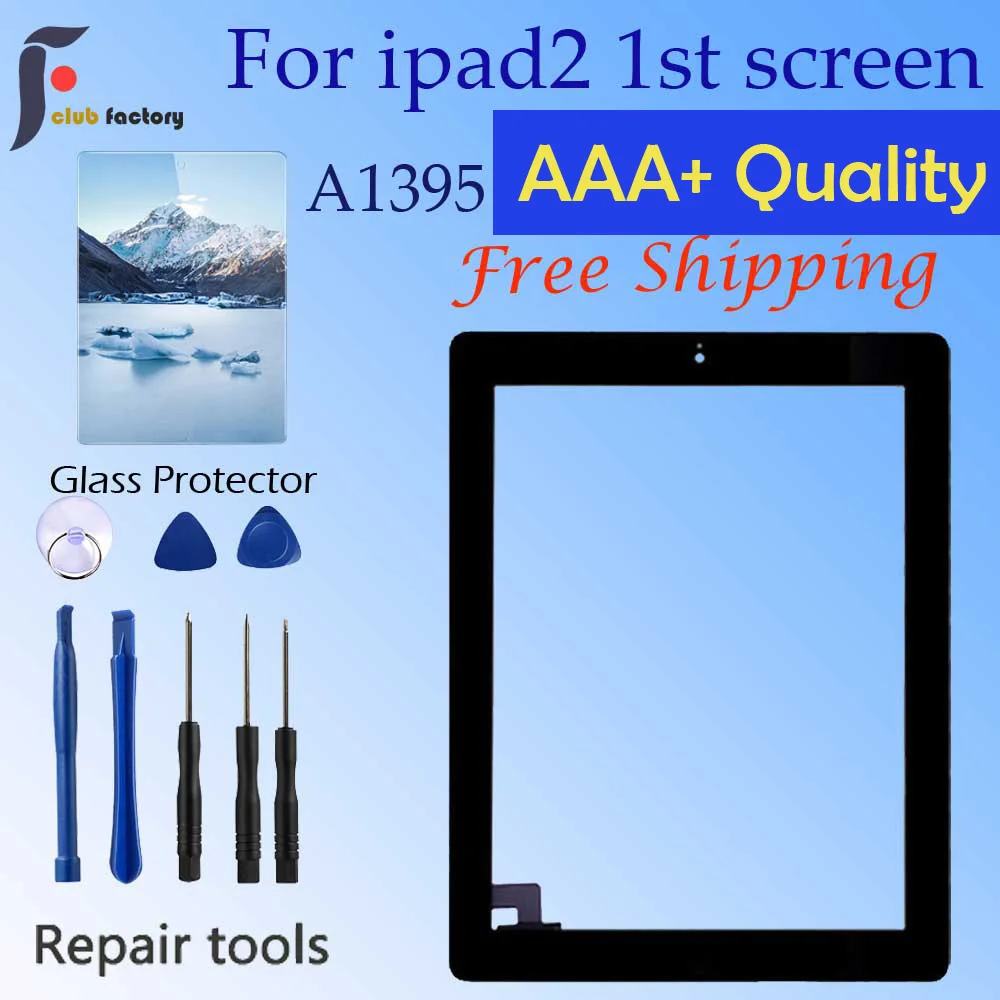 iPad 2 Screen Touch A1395 A1396 A1397 Touch Digitizer Sensor Glass Panel FrameOuter Touch Screen Front Glass Panel Replacement
iPad 2 Screen Touch A1395 A1396 A1397 Touch Digitizer Sensor Glass Panel FrameOuter Touch Screen Front Glass Panel Replacement