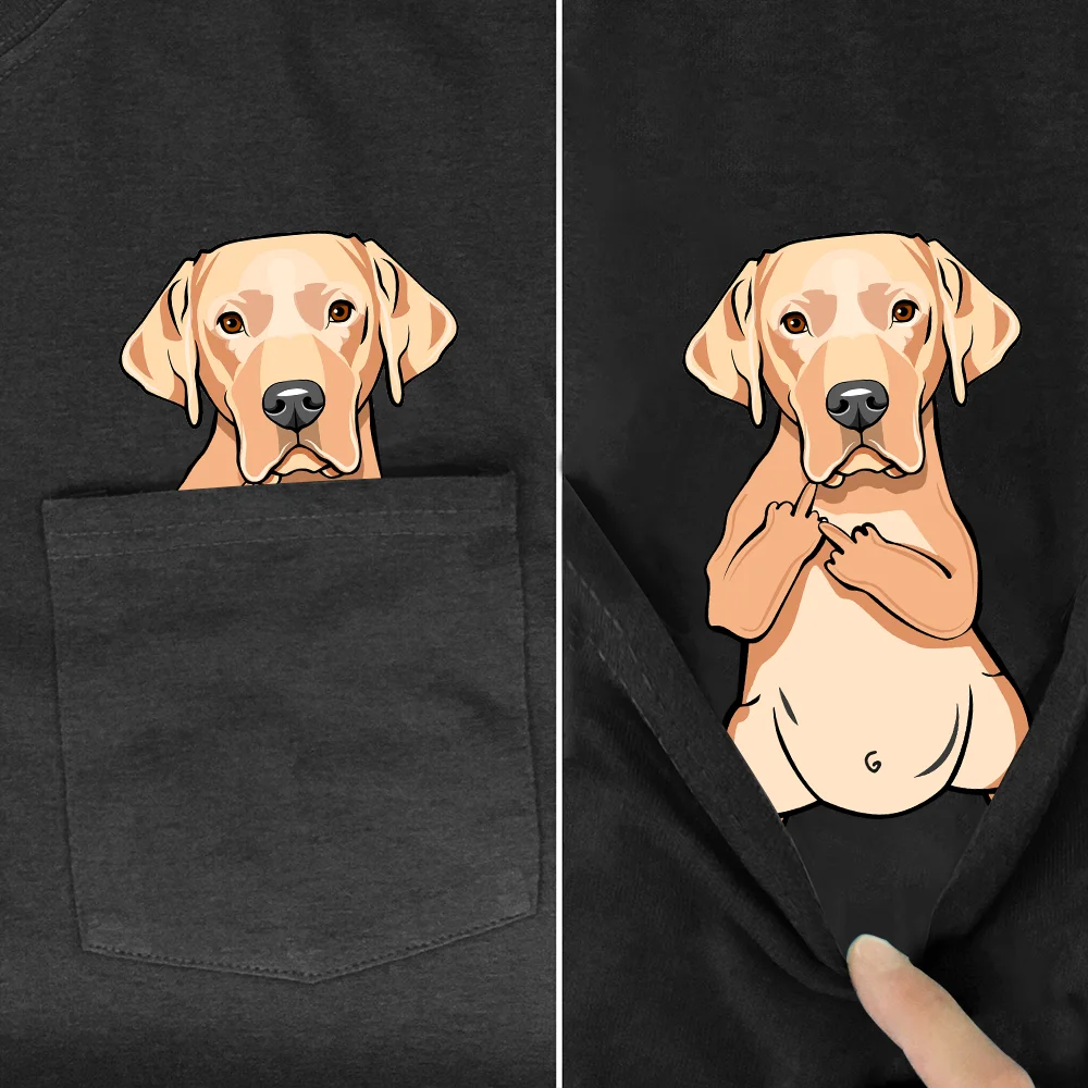 Футболка PLstar Cosmos модная летняя футболка с карманом и принтом собаки мужские женские Рубашки Топы забавные
