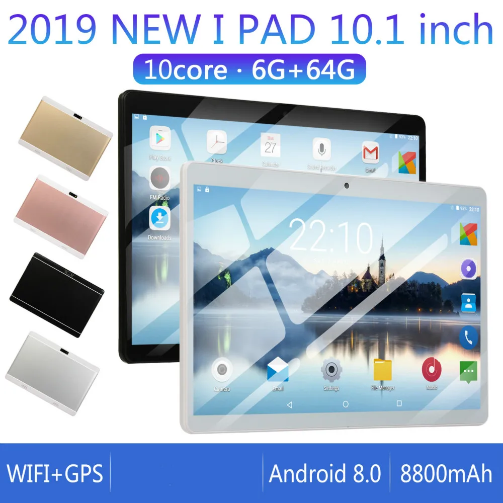 2020 10 Inch 2.5D Screen Android 8.0 4G Network WiFi Tablet PC Dual SIM Call Phone Tablet Gifts(6G+64G/16G) Tablet Gifts
2020 10 Inch 2.5D Screen Android 8.0 4G Network WiFi Tablet PC Dual SIM Call Phone Tablet Gifts(6G+64G/16G) Tablet Gifts