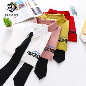 2020 Summer New Women Letter Print White Shirts With Tie Autumn Long Sleeve Shirt Loose Tops Casual Blouse Feminina Blusa T02815 
2020 Summer New Women Letter Print White Shirts With Tie Autumn Long Sleeve Shirt Loose Tops Casual Blouse Feminina Blusa T02815