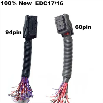 1 kit New 94 60 Pin/Way ECU/EDC17/16 Car Engine Computer Board Plug Connector With Full Cable Wire Pigtail For Volkswagen Audi
1 kit New 94 60 Pin/Way ECU/EDC17/16 Car Engine Computer Board Plug Connector With Full Cable Wire Pigtail For Volkswagen Audi
