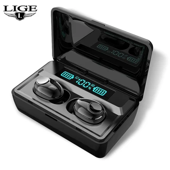 LIGE Bluetooth 5.0 Wireless Headset TWS Mini Headphone Stereo Sports Waterproof Earphone Support Android iOS Phone Call
LIGE Bluetooth 5.0 Wireless Headset TWS Mini Headphone Stereo Sports Waterproof Earphone Support Android iOS Phone Call