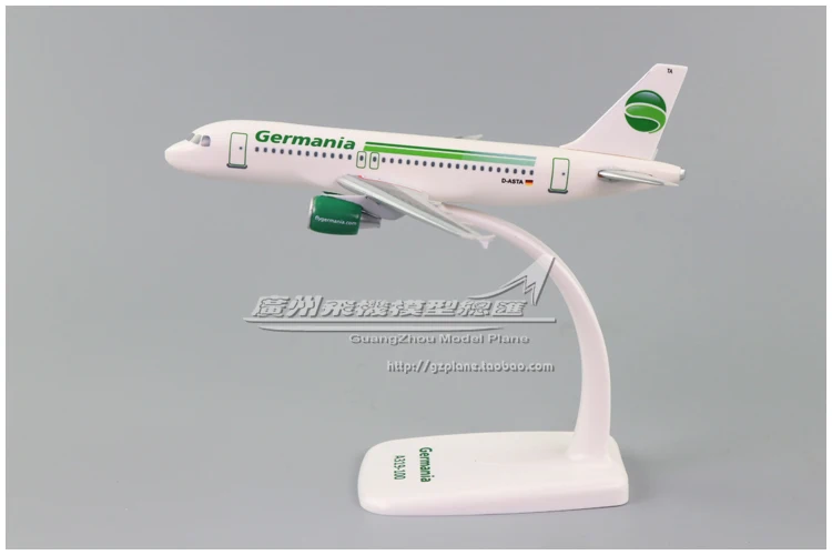 

NEW 17CM Germania Airlines Airbus A319-100 D-ASTA 1:200 Plastic Assembly Aircraft Model for Plane Model Collector