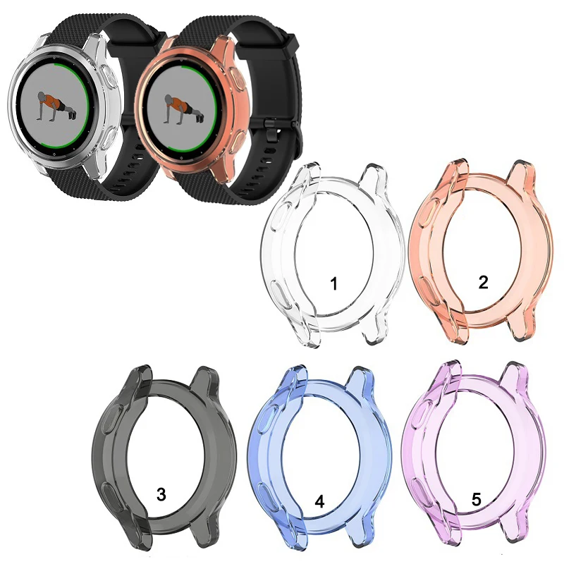 TPU Transparent Protector Case Cover for Garmin Vivoactive 4 4S Active S Smart Watch Protective Shell Frame
TPU Transparent Protector Case Cover for Garmin Vivoactive 4 4S Active S Smart Watch Protective Shell Frame
