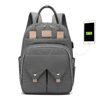 USB Diaper Bag Backpack Maternity Bag for Stroller Nappy Bag Large Capacity Outdoor Travel Shoulder Bags for Baby Mummy 
USB Diaper Bag Backpack Maternity Bag for Stroller Nappy Bag Large Capacity Outdoor Travel Shoulder Bags for Baby Mummy
