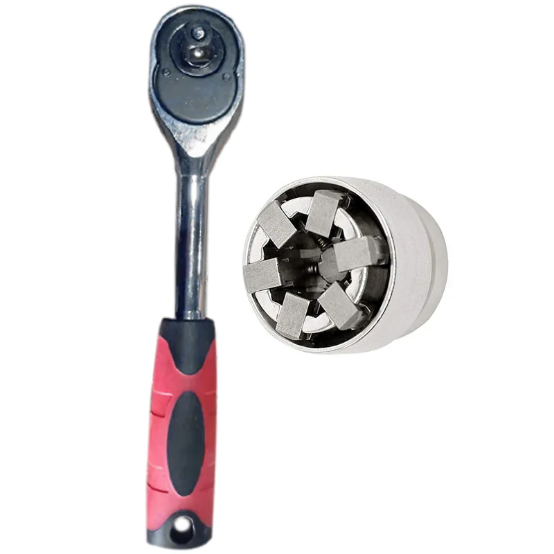 Multi-Function Wrench Adaptive All-Fitting Multi Drill Attachment Universal Socket
Multi-Function Wrench Adaptive All-Fitting Multi Drill Attachment Universal Socket