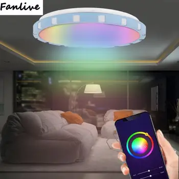 10pc 48W LED Smart Wifi Voice Ceiling Lamp RGB+WW Color Dimmable AC 85-265V For Inoor Living Room Bedroom Lighting Energy Saving
10pc 48W LED Smart Wifi Voice Ceiling Lamp RGB+WW Color Dimmable AC 85-265V For Inoor Living Room Bedroom Lighting Energy Saving