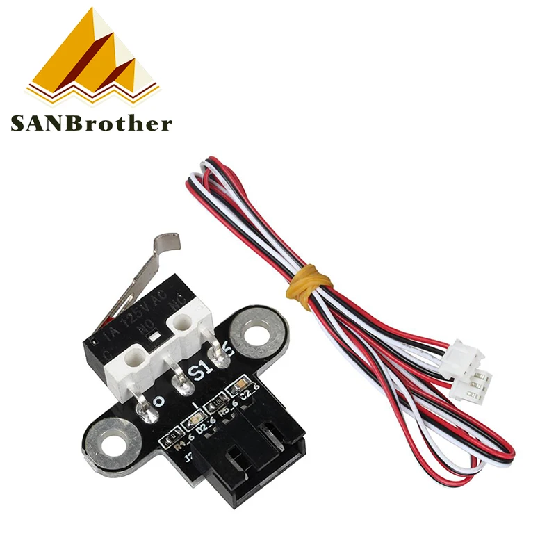 3D Printer Parts Mechanical Limit Switch Module Horizontal Type Endstop With 1M Cable For DIY Motherboard Reprap Ramps1.4
3D Printer Parts Mechanical Limit Switch Module Horizontal Type Endstop With 1M Cable For DIY Motherboard Reprap Ramps1.4