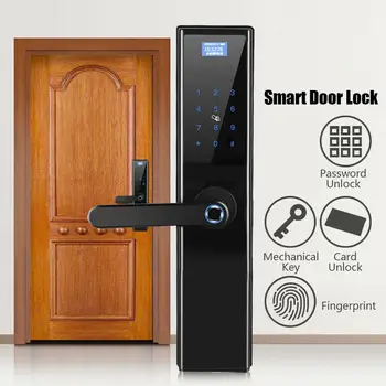Fingerprint Password Lock English Phonetic Prompts Smart Opener Universal Electric Fingerprint Lock Digital Smart Lock
Fingerprint Password Lock English Phonetic Prompts Smart Opener Universal Electric Fingerprint Lock Digital Smart Lock
