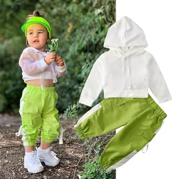2PCS Fashion Infant Kids Baby Girls Clothes Hoodie Hooded Outfits Hollow Messh Tops Shirt Pants Tracksuit Clothes Outfit
2PCS Fashion Infant Kids Baby Girls Clothes Hoodie Hooded Outfits Hollow Messh Tops Shirt Pants Tracksuit Clothes Outfit