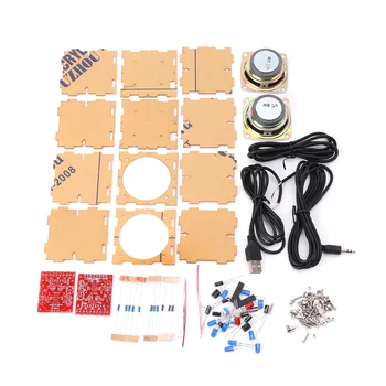 2020 New Mini 3W Speaker Box DIY Kit With Transparent Shell Computer Audio Electronic Components
2020 New Mini 3W Speaker Box DIY Kit With Transparent Shell Computer Audio Electronic Components