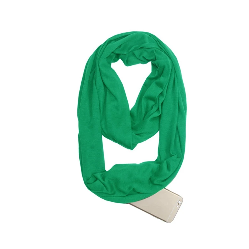 The Vault Infinity Scarf with Hidden Zip Pocket