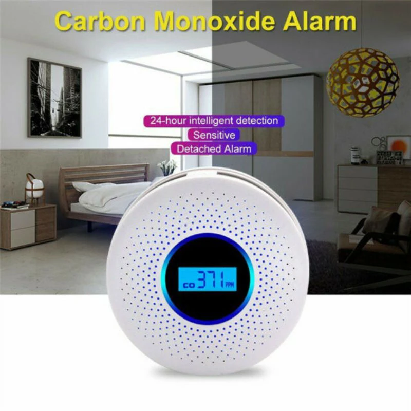 With Voice Warning LCD Digital Display Two In One Carbon Monoxide Detector And Smoke Alarm
With Voice Warning LCD Digital Display Two In One Carbon Monoxide Detector And Smoke Alarm