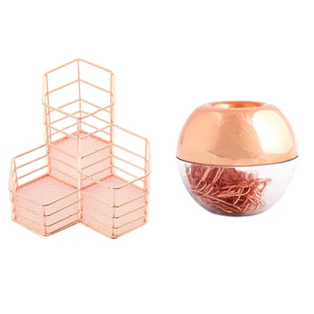 1 Box 100 Paper Clips in Rose Gold netic Clip Dispenser,28Mm & 1Pcs Pen Cup Holder for Desk Tidy Hexagon Iron Hollow
1 Box 100 Paper Clips in Rose Gold netic Clip Dispenser,28Mm & 1Pcs Pen Cup Holder for Desk Tidy Hexagon Iron Hollow