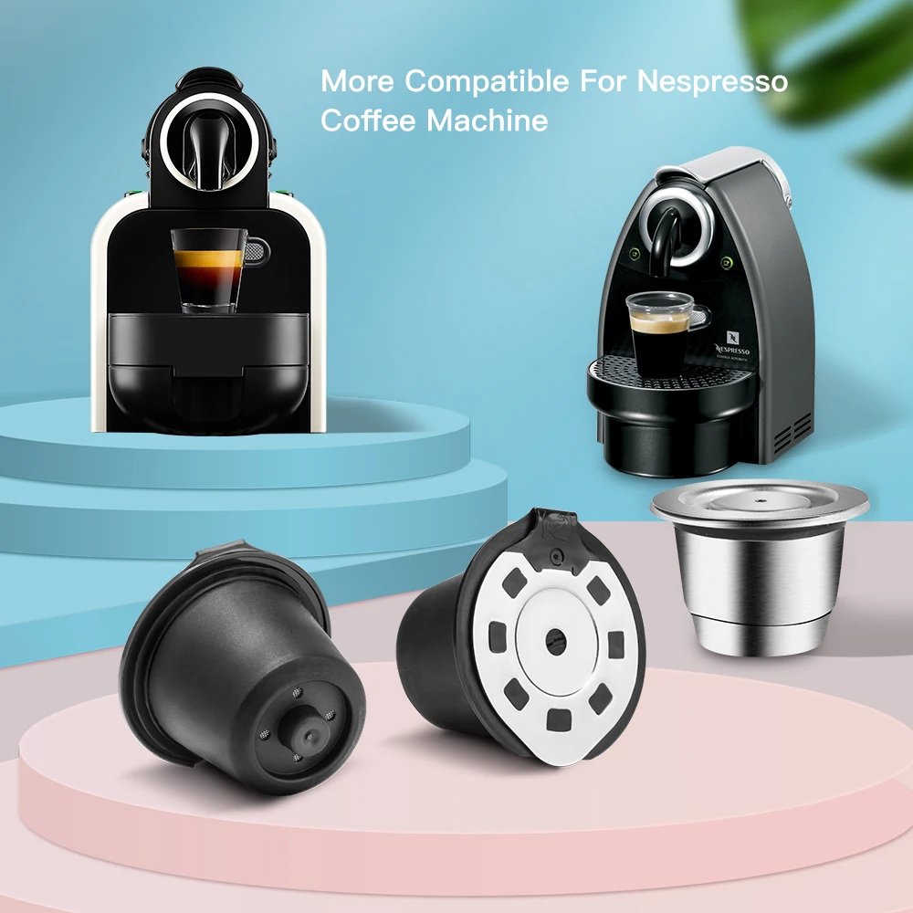 For Nespresso Coffee Capsule Pod Filters Baskets Refillable Reusable Espresso Coffee Filter Cup Cafeteras De Capsulas
For Nespresso Coffee Capsule Pod Filters Baskets Refillable Reusable Espresso Coffee Filter Cup Cafeteras De Capsulas