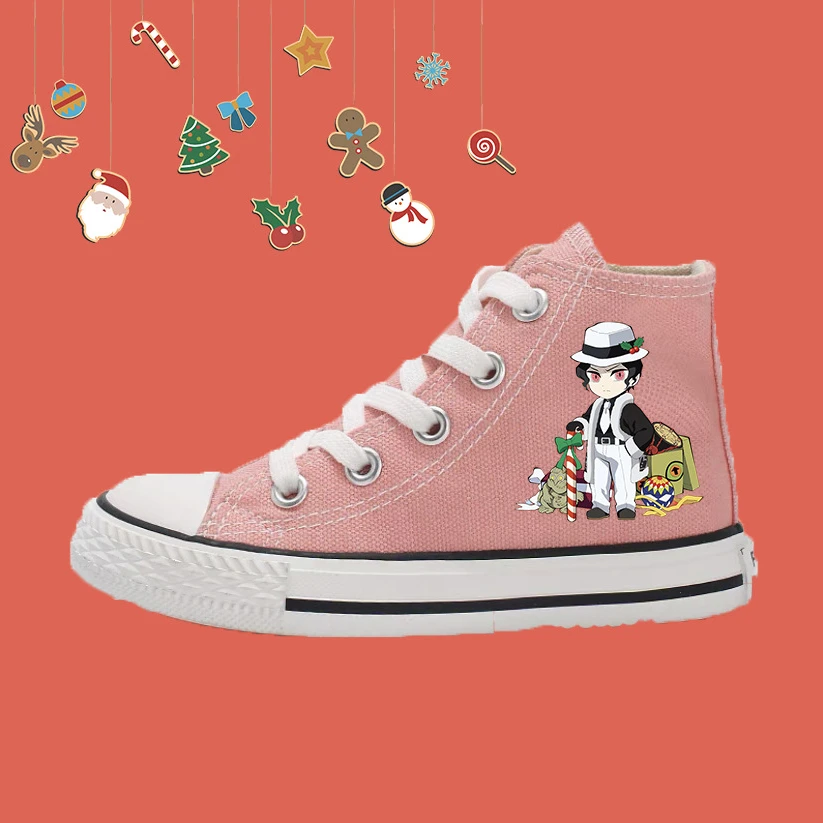 Christmas Children Demon Slayer Shoes Casual Kids Sneakers Girls Shoes Breathable Boys Sneakers High Top Kids Canvas Shoes
Christmas Children Demon Slayer Shoes Casual Kids Sneakers Girls Shoes Breathable Boys Sneakers High Top Kids Canvas Shoes