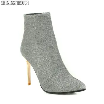 2020 New Women Fashoin Ankle Boots Winter Shoes Sexy Thin High Heel Flock Hot Sale Women Shoes Large Size 34-43
2020 New Women Fashoin Ankle Boots Winter Shoes Sexy Thin High Heel Flock Hot Sale Women Shoes Large Size 34-43