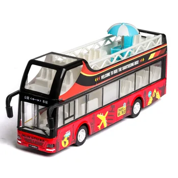Simulation 1:32 Tourist Double-decker Sight Seeing Bus Model City Travel Bus with Sound and Light Open Door Alloy Toy Car Model
Simulation 1:32 Tourist Double-decker Sight Seeing Bus Model City Travel Bus with Sound and Light Open Door Alloy Toy Car Model