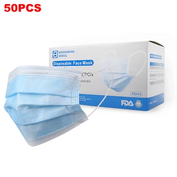 50PCS Disposable Dust-proof Meltblown Cloth Mask Dustproof Facial Protection Cover Masks Maldehyde Prevent Anti-smog Face Mask
50PCS Disposable Dust-proof Meltblown Cloth Mask Dustproof Facial Protection Cover Masks Maldehyde Prevent Anti-smog Face Mask