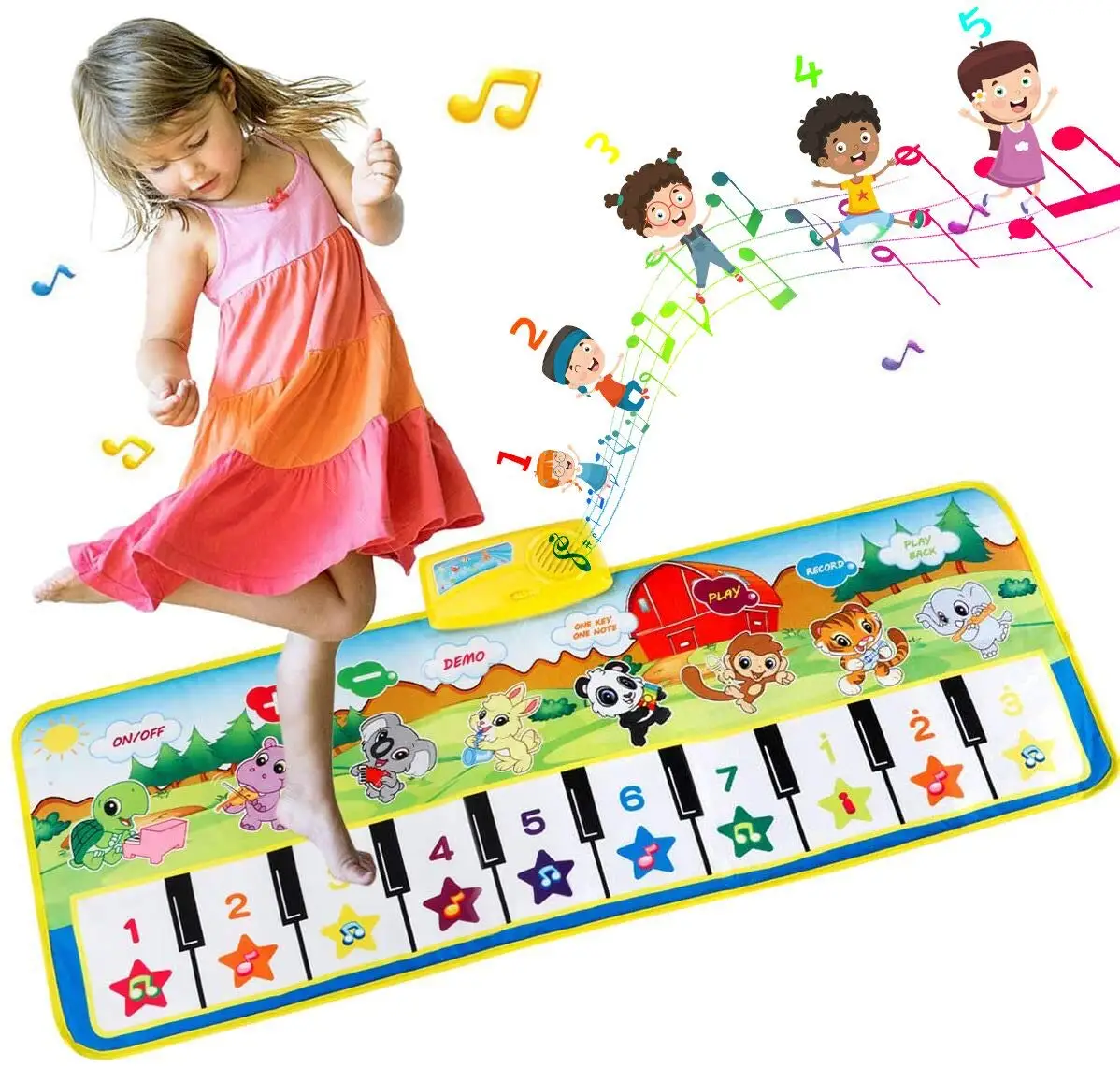 Multi-Function Musical Toys Keyboard Playmat Gym Carpet Mat Touch Play Piano Keyboard Blanket Xmas Gift Baby Toddler Music Mat
Multi-Function Musical Toys Keyboard Playmat Gym Carpet Mat Touch Play Piano Keyboard Blanket Xmas Gift Baby Toddler Music Mat