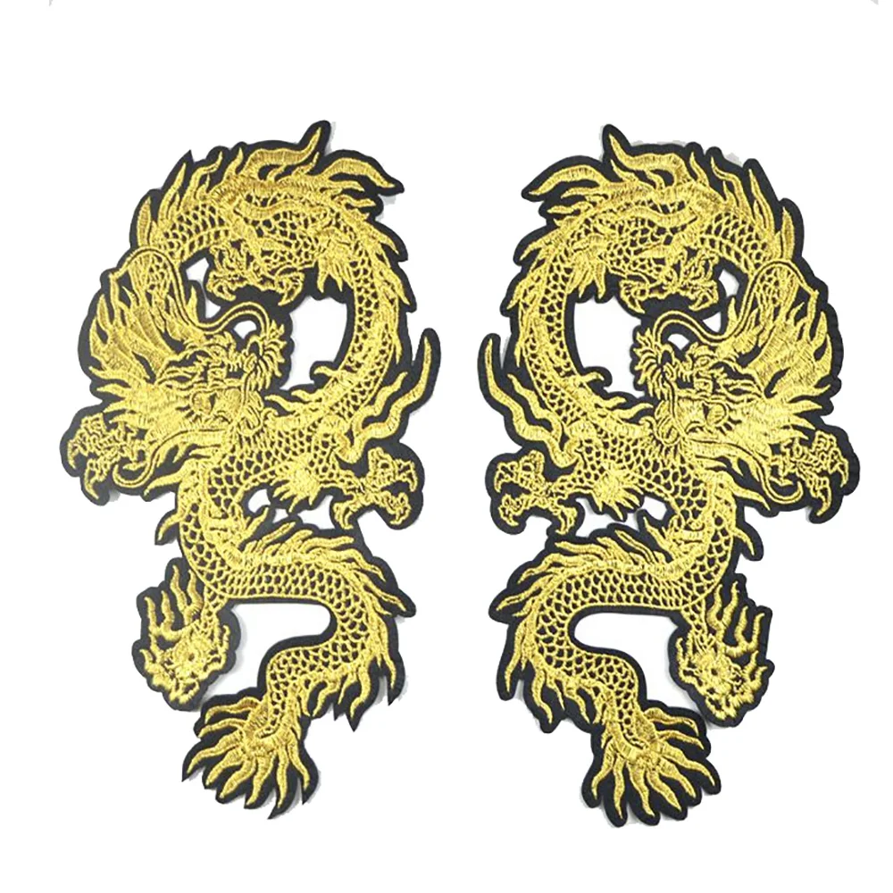 Lychee Life DIY Golden Dragon Pattern Patches Iron Sewing On Patches Applique For Clothes Bag Jacket Decoration
Lychee Life DIY Golden Dragon Pattern Patches Iron Sewing On Patches Applique For Clothes Bag Jacket Decoration
