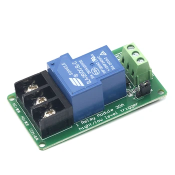 ONE 1 channel relay module 30A with optocoupler isolation 5V 12V 24V supports high and low Triger trigger
ONE 1 channel relay module 30A with optocoupler isolation 5V 12V 24V supports high and low Triger trigger