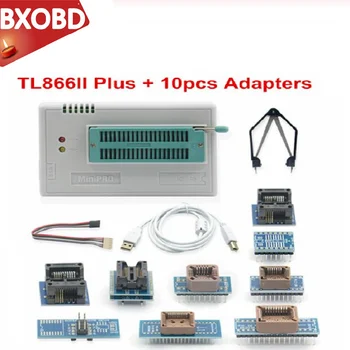 Newest Minipro TL866A/TL866II Plus USB Universal programmer + 10 items IC Adapters High speed TL866CS English manual
Newest Minipro TL866A/TL866II Plus USB Universal programmer + 10 items IC Adapters High speed TL866CS English manual