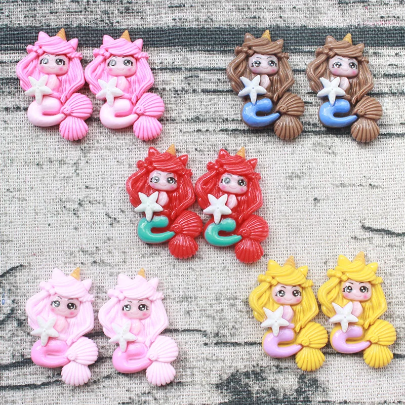 10pcs DIY Resin Accessories Flat Unicorn Mermaid Shell Handmade Supplies Hair Bows Clips Appliques Imitation clay Cartoon Crafts
10pcs DIY Resin Accessories Flat Unicorn Mermaid Shell Handmade Supplies Hair Bows Clips Appliques Imitation clay Cartoon Crafts