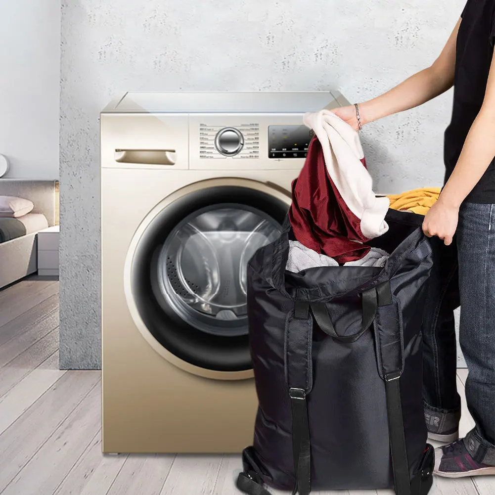 Black Laundry Bag Large Capacity Dirty Clothes Storage Bag for Dorm Camping Laundromat Travel accessories tool washing bag gift
Black Laundry Bag Large Capacity Dirty Clothes Storage Bag for Dorm Camping Laundromat Travel accessories tool washing bag gift