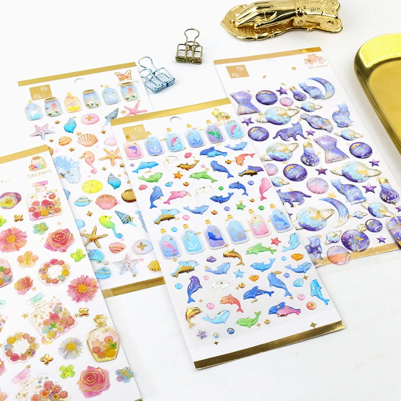 4 Sheets Mixed Planet Animal Unicorn Crystal Stickers Epoxy Resin Stickers Filler For Silicone Molds DIY Jewelry Making Tools
4 Sheets Mixed Planet Animal Unicorn Crystal Stickers Epoxy Resin Stickers Filler For Silicone Molds DIY Jewelry Making Tools