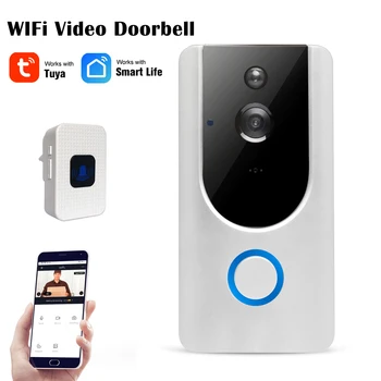 Tuya 1080P WIFI Video Doorbell Smart Motion Detection Night Vishion Camera Wireless Intercom Door Bell Home Security Monitor
Tuya 1080P WIFI Video Doorbell Smart Motion Detection Night Vishion Camera Wireless Intercom Door Bell Home Security Monitor