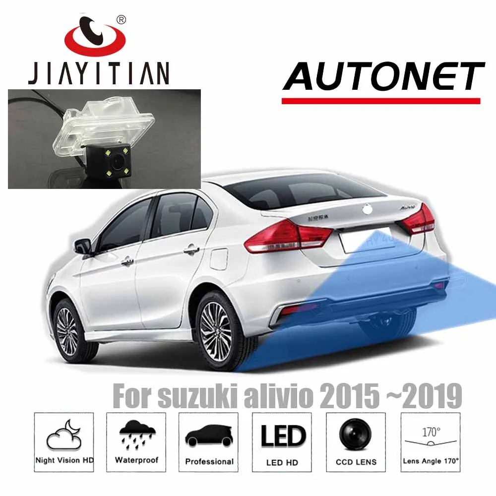 

JIAYITIAN rear view camera For suzuki alivio Sedan 2015 2016 2017 2018 2019 HD/CCD/Night Vision/Backup Reverse parking camera