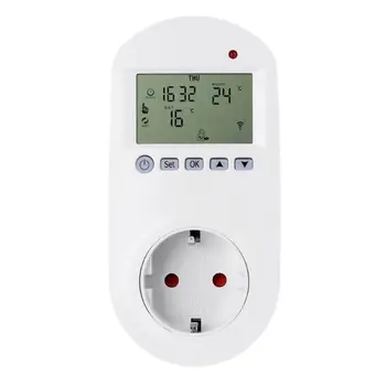 WiFi Plug-in Thermostat Socket Remote Voice Control Floor Heating Temperature Controller 16A 230V EU Plug
WiFi Plug-in Thermostat Socket Remote Voice Control Floor Heating Temperature Controller 16A 230V EU Plug
