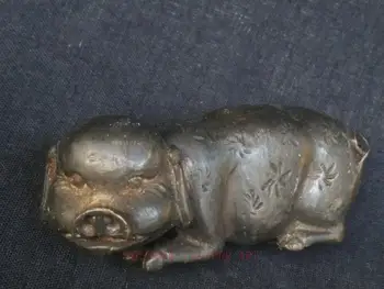 YIZHU CULTUER ART Collect China Old Bronze Handmade Carving Pig Lock and key Furniture Decoration
YIZHU CULTUER ART Collect China Old Bronze Handmade Carving Pig Lock and key Furniture Decoration