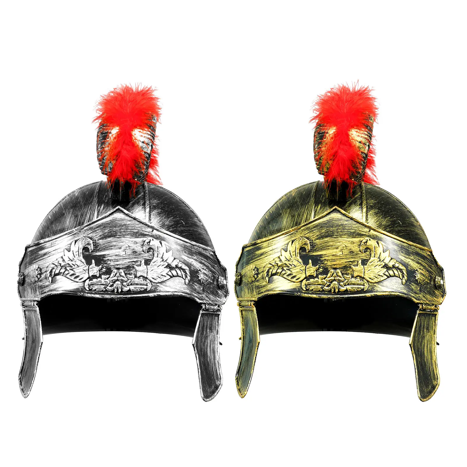 Medieval Armour King Roman Plastic Helmet Red Crested Samurai Hat Spartan Warrior Headwear Adult Masquerade Cosplay Costumes Hot
Medieval Armour King Roman Plastic Helmet Red Crested Samurai Hat Spartan Warrior Headwear Adult Masquerade Cosplay Costumes Hot