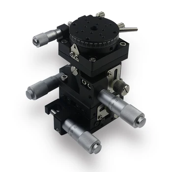 V-Type 4-Axis XYZR Trimming Platform Manual Linear Stage Bearing Tuning Sliding Table 40*40mm
V-Type 4-Axis XYZR Trimming Platform Manual Linear Stage Bearing Tuning Sliding Table 40*40mm