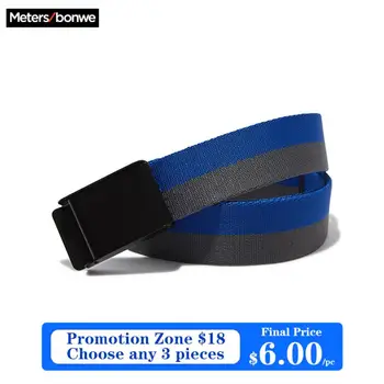 Metersbonwe Canvas Hit color belt men 2020 Spring new belt Korean casual Handsome Letter print men College belt
Metersbonwe Canvas Hit color belt men 2020 Spring new belt Korean casual Handsome Letter print men College belt
