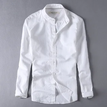 2020 male money long-sleeved linen cultivate one's morality pure color youth cotton and linen material leisure collar shirt
2020 male money long-sleeved linen cultivate one's morality pure color youth cotton and linen material leisure collar shirt
