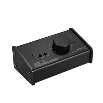 Passive Monitor Controller with XLR 3.5mm Inputs Outputs Supports Attenuation Control Mute Function
Passive Monitor Controller with XLR 3.5mm Inputs Outputs Supports Attenuation Control Mute Function