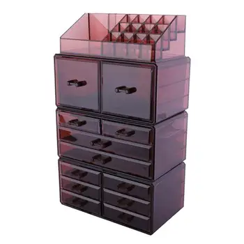 4Pcs/Set Plastic Cosmetics Storage Rack Transparent Coffee ship from US drop shipping
4Pcs/Set Plastic Cosmetics Storage Rack Transparent Coffee ship from US drop shipping