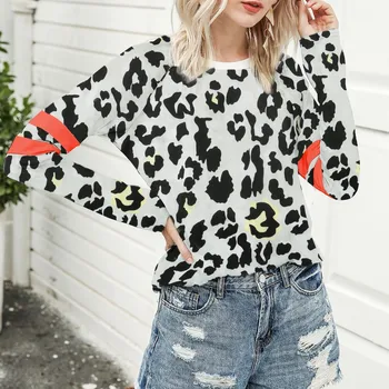 Female Chiffon Blouse Long Sleeve Sexy Leopard Print Blouse O Neck Lady Office Shirt Tunic Casual Pullover Plus Size Blusas#2
Female Chiffon Blouse Long Sleeve Sexy Leopard Print Blouse O Neck Lady Office Shirt Tunic Casual Pullover Plus Size Blusas#2