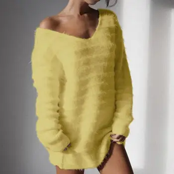 Fashion Casual Solid V-Neck Long Sleeve Sexy Sweaters xl Pullovers Loose Knit love xl American Style
Fashion Casual Solid V-Neck Long Sleeve Sexy Sweaters xl Pullovers Loose Knit love xl American Style