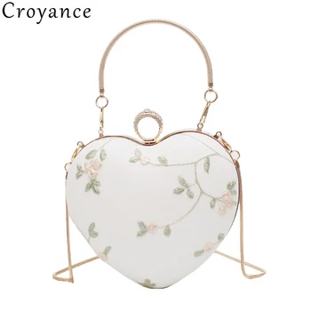 Croyance New Luxury Heart Shaped Women Lace Handbags Small Crossbody Shoulder Bag PU Leather Female Messenger Bag Ladies Purse
Croyance New Luxury Heart Shaped Women Lace Handbags Small Crossbody Shoulder Bag PU Leather Female Messenger Bag Ladies Purse