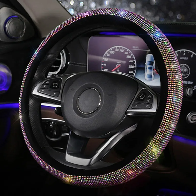 Crystal Handbrake Gear Seat Belt Shoulder Guard Steering Wheel Cover Headrest Colorful Rhinestones Car Accessories Interior
Crystal Handbrake Gear Seat Belt Shoulder Guard Steering Wheel Cover Headrest Colorful Rhinestones Car Accessories Interior