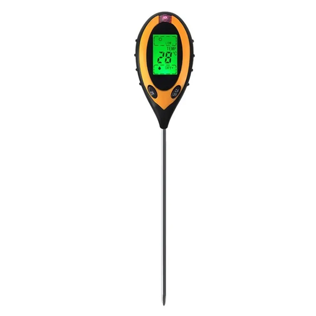 Digital Moisture Meter Plastic + aluminum alloy Soil Water PH Temperature Sunlight Light Humidity Meter Soil Hygrometer
Digital Moisture Meter Plastic + aluminum alloy Soil Water PH Temperature Sunlight Light Humidity Meter Soil Hygrometer