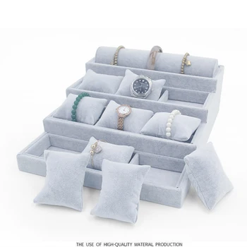 Velvet Small Pillow Bracelet Watch Bracelet Chain Trapezoidal Pillow Plate Multi-layer Trapezoid Jewelry Display Props Box
Velvet Small Pillow Bracelet Watch Bracelet Chain Trapezoidal Pillow Plate Multi-layer Trapezoid Jewelry Display Props Box